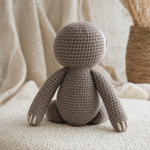 Patron au crochet bébé paresseux, vue 3