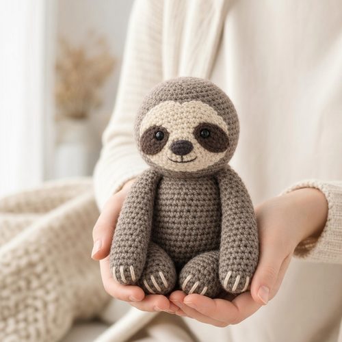 Patron au crochet bébé paresseux, vue 6