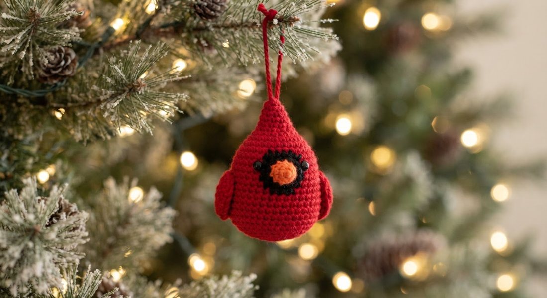 Cardinal Ornament