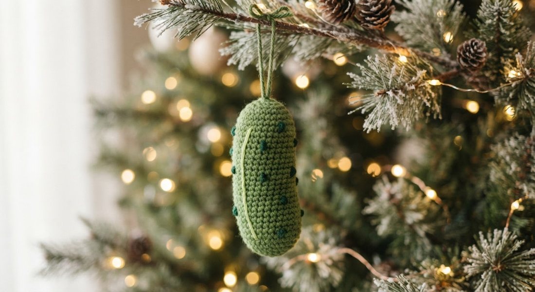 Enfeite de Picles de Natal
