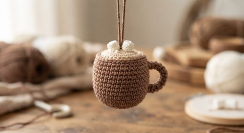 Cocoa Mug Ornament view 2