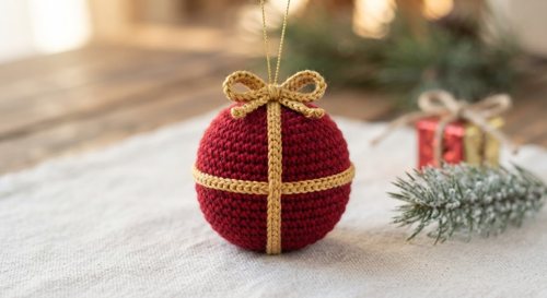 Gift Ball Ornament view 2