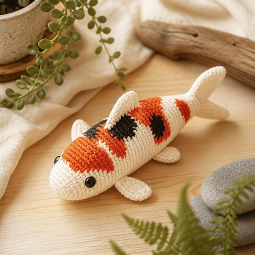Koi-Fisch Amigurumi