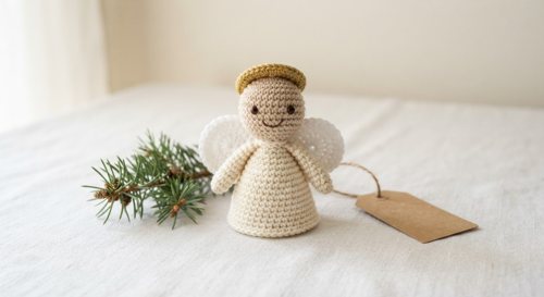 Little Angel Ornament view 2