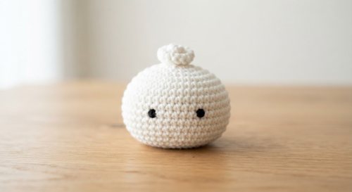 Crochet Bao Bun Amigurumi: Easy Free Pattern (Steamed Bun)
