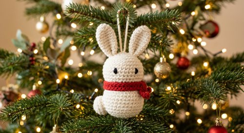 Conejito navideño