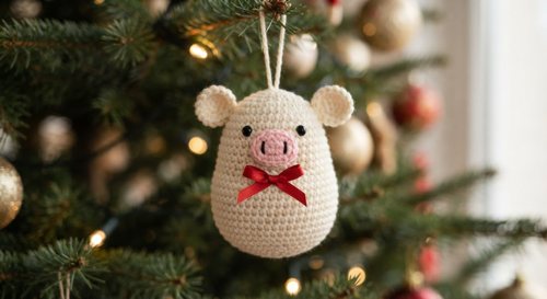 Crochet Cow Pattern Free PDF: Printable, A4 + US Letter view 1