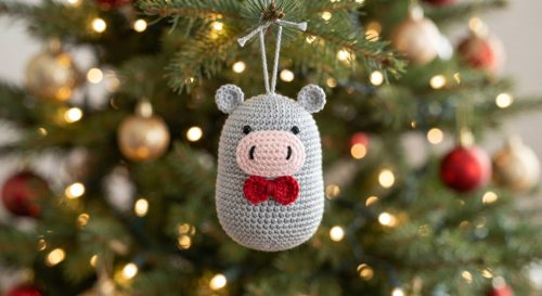 Amigurumi Hippo Crochet Pattern Free PDF: A4 + US Letter view 1