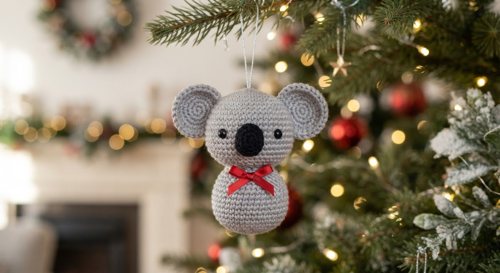 Koala Crochet Pattern Free PDF: Printable, A4 + US Letter view 1