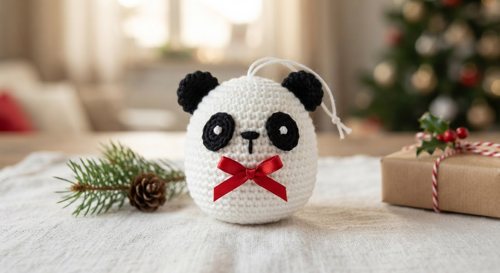Little Christmas Panda view 2
