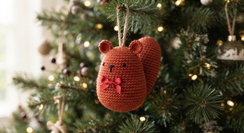 Squirrel Crochet Pattern Free PDF: Printable, A4 + US Letter view 1