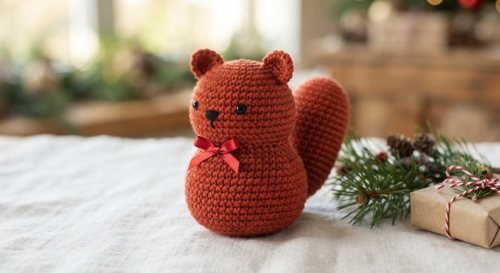 Squirrel Crochet Pattern Free PDF: Printable, A4 + US Letter view 2