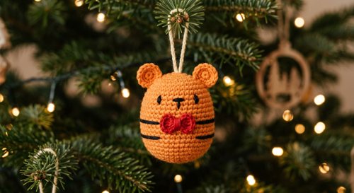Crochet Tiger Pattern Free PDF: Printable, A4 + US Letter view 1