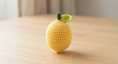 Lemon Crochet Pattern Free PDF: Printable, A4 + US Letter view 1