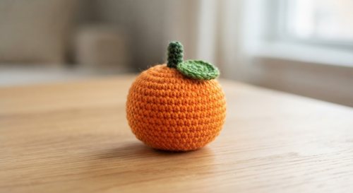 Orange Crochet Pattern Free PDF: Printable, A4 + US Letter view 1