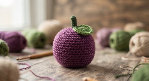 Crochet Plum Pattern PDF: Free Printable, A4 + US Letter view 2