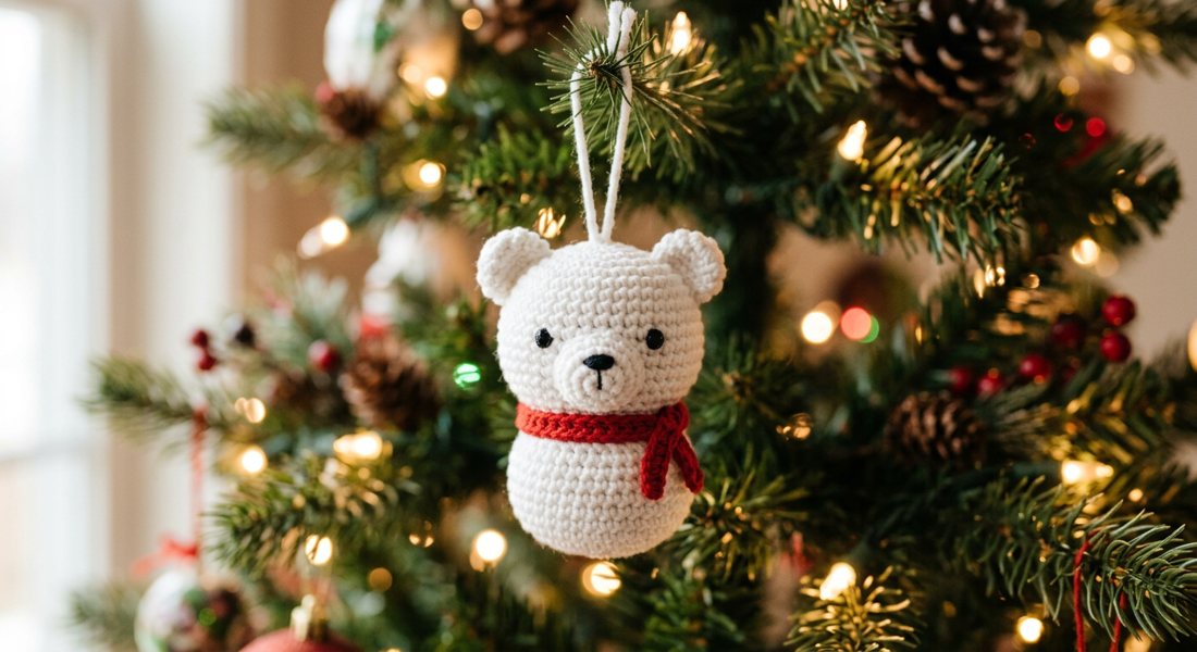 Little Polar Bear Ornament