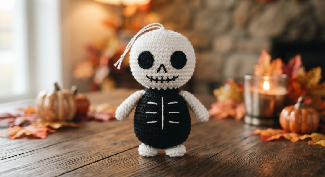 Crochet Skeleton Amigurumi: Free Halloween Pattern