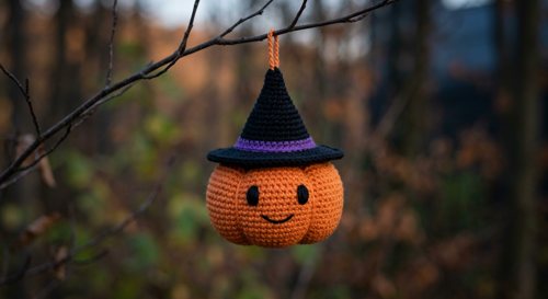 Pumpkin Witch Crochet Pattern PDF: Free Printable, A4 + Letter view 2