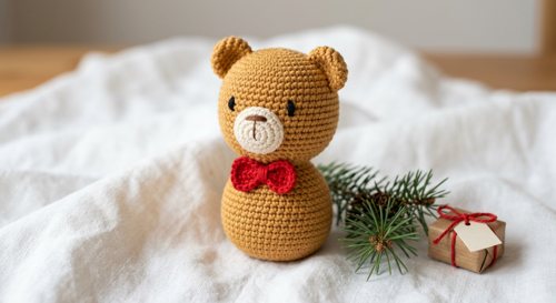 Mini Christmas Bear view 2