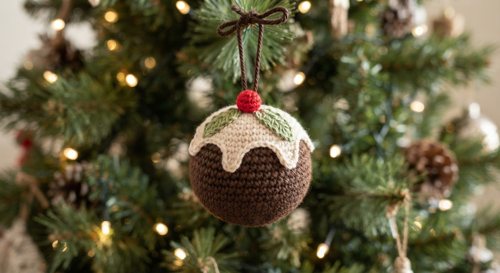 Mini pudin navideño