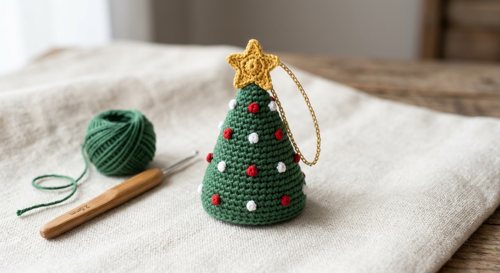 Mini Christmas Tree Ornament view 2