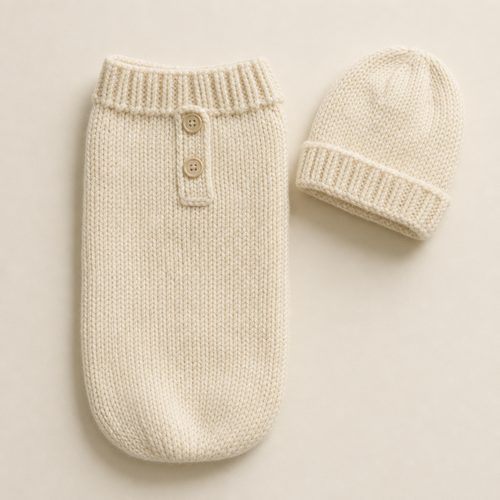 Patron au tricot cocon et bonnet pour prématuré