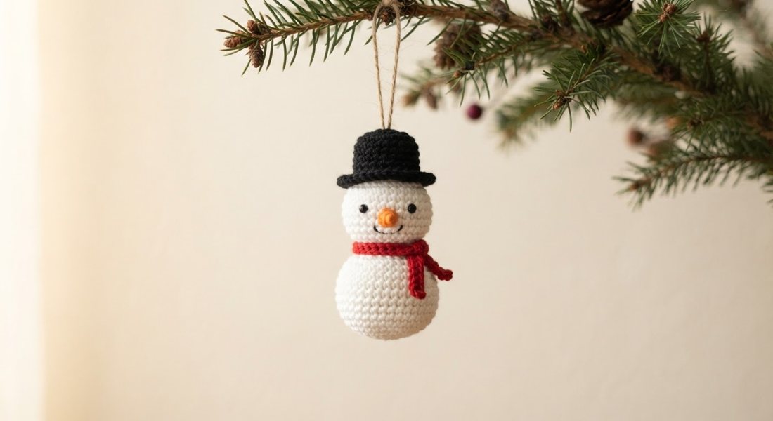 Tiny Snowman Ornament