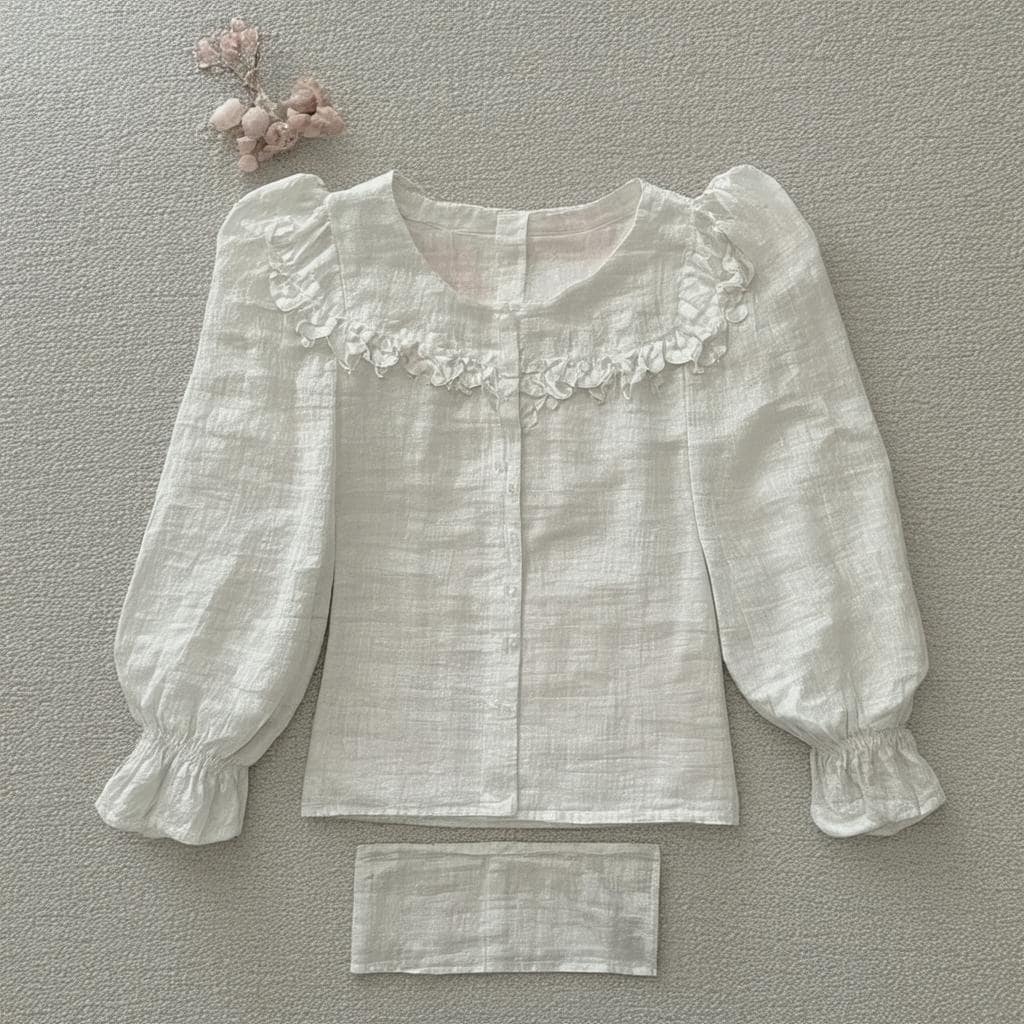 How to Sew a Vintage-Style Puff Sleeve Blouse