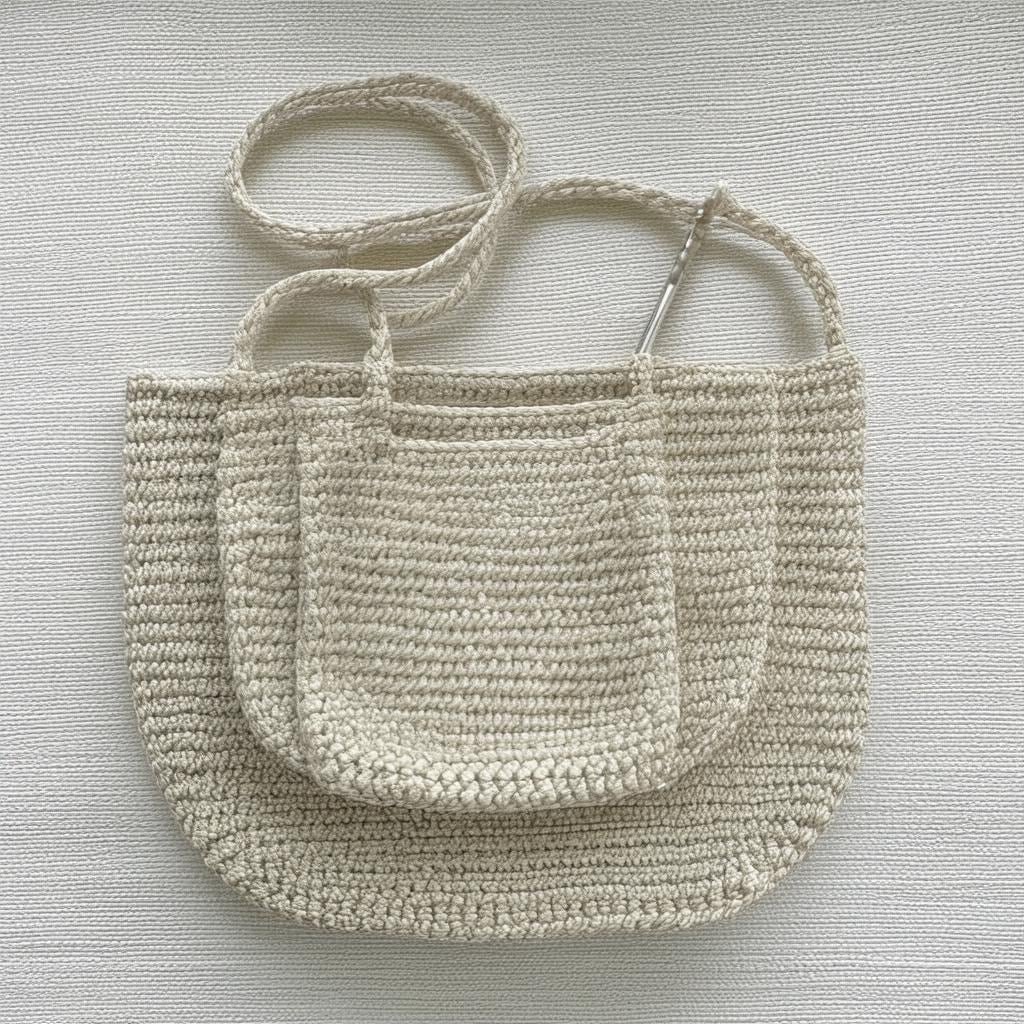 How to Crochet a Set of Nesting Market Baskets