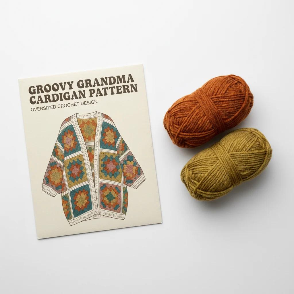 How to Crochet an Oversized Granny Square Cardigan