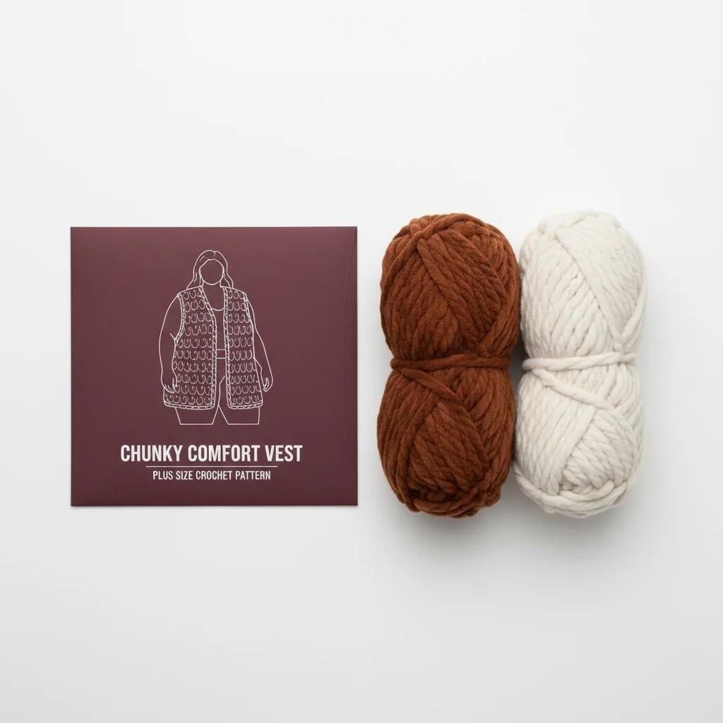 How to Crochet a Plus-Size Chunky Vest