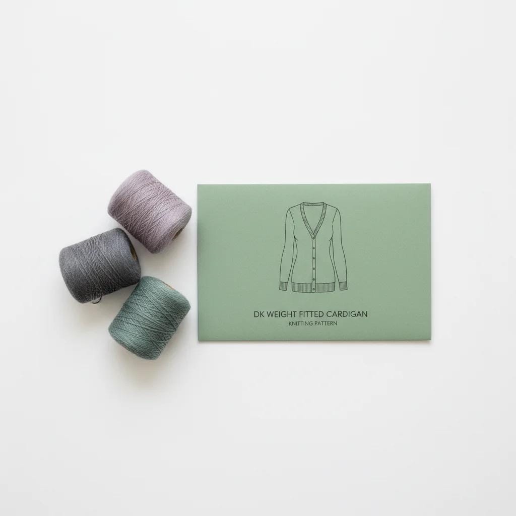 How to Knit a DK Weight Fitted Cardigan