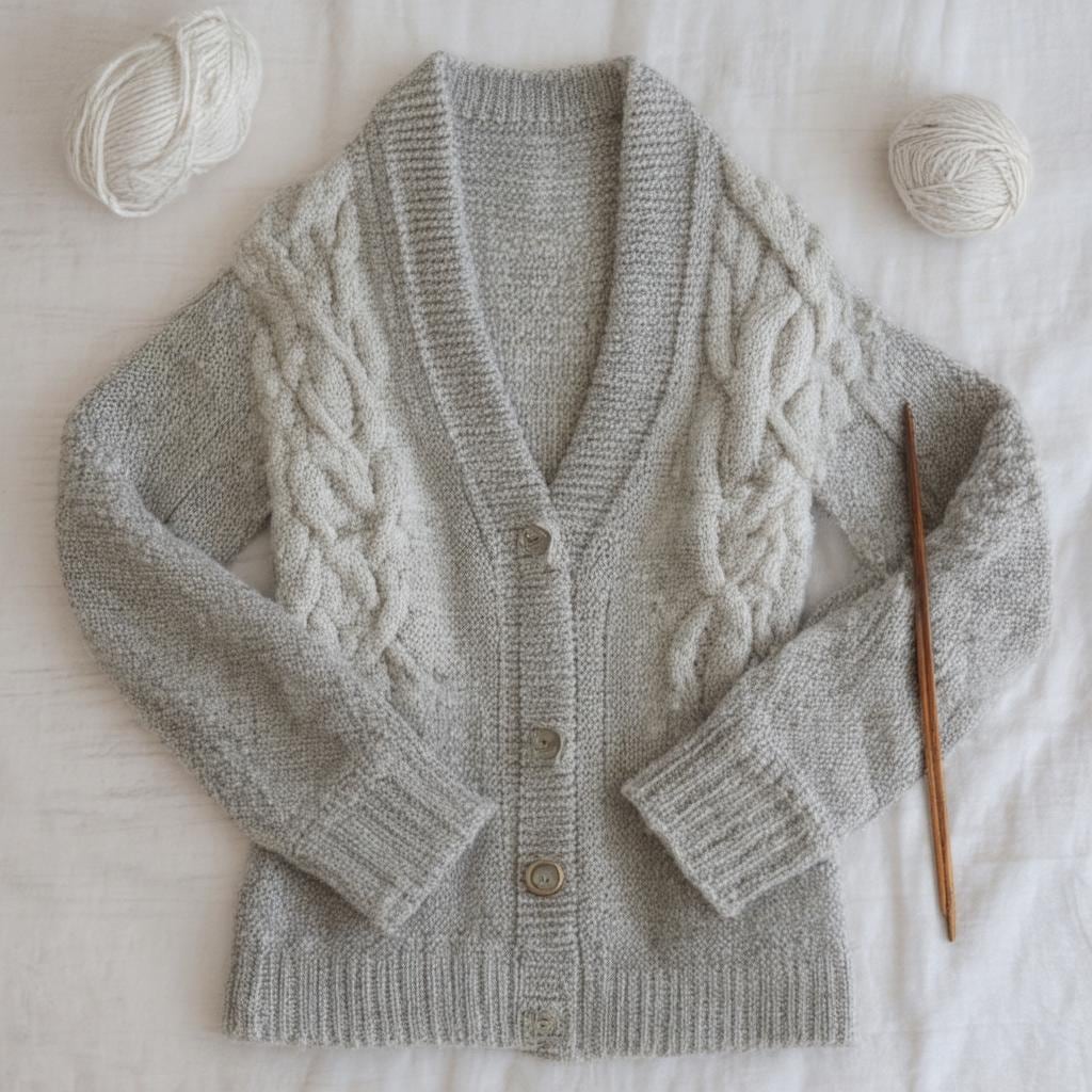 How to Knit a Chunky Cable Cardigan with Super Bulky Yarn