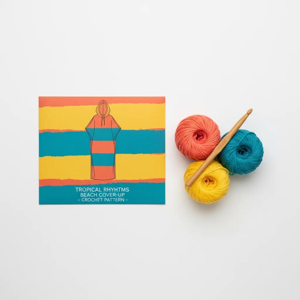 How to Crochet a Color-Block Beach Cover-Up