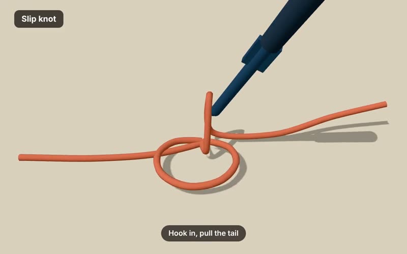 Slip knot: 3D crochet lesson