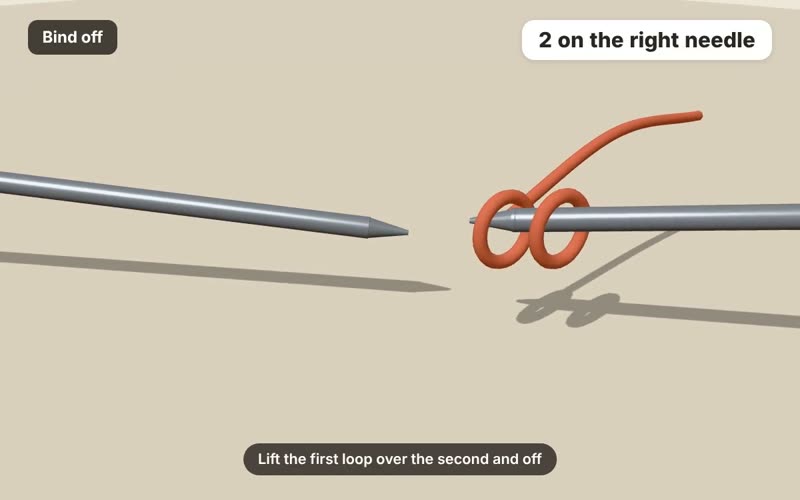 Bind off: 3D knitting lesson