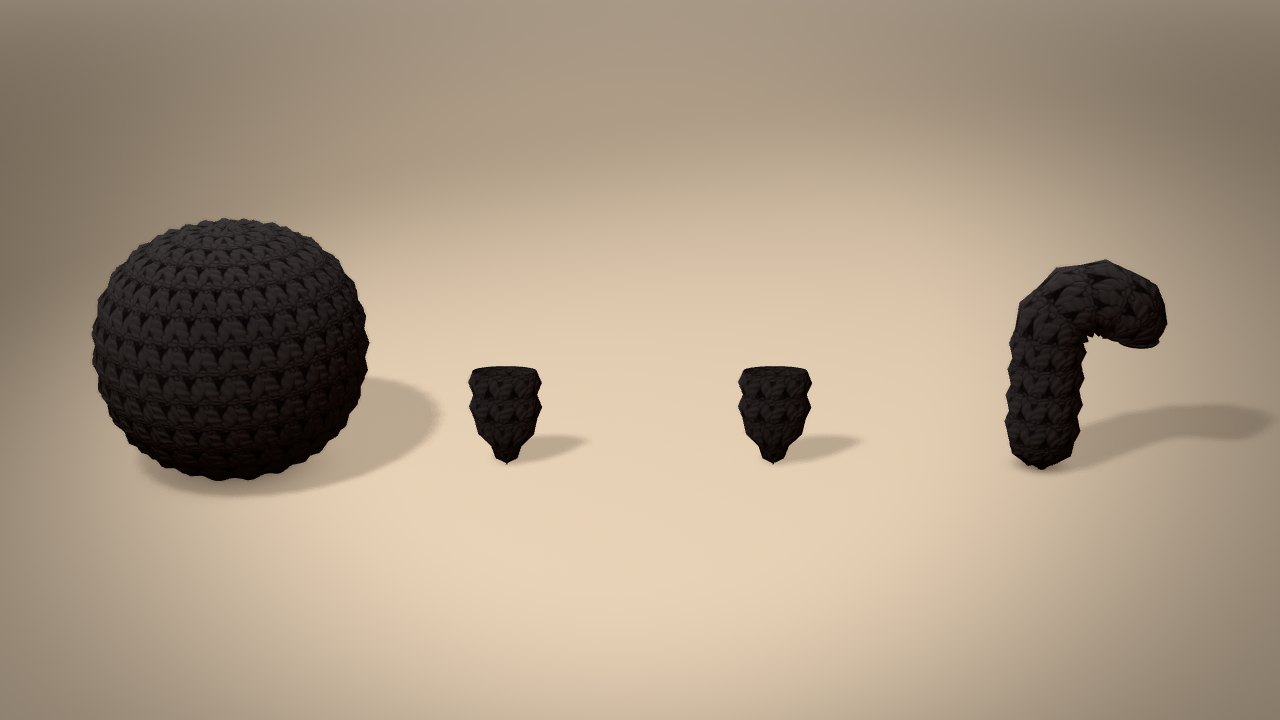 Black Cat Ornament in 3D: every piece