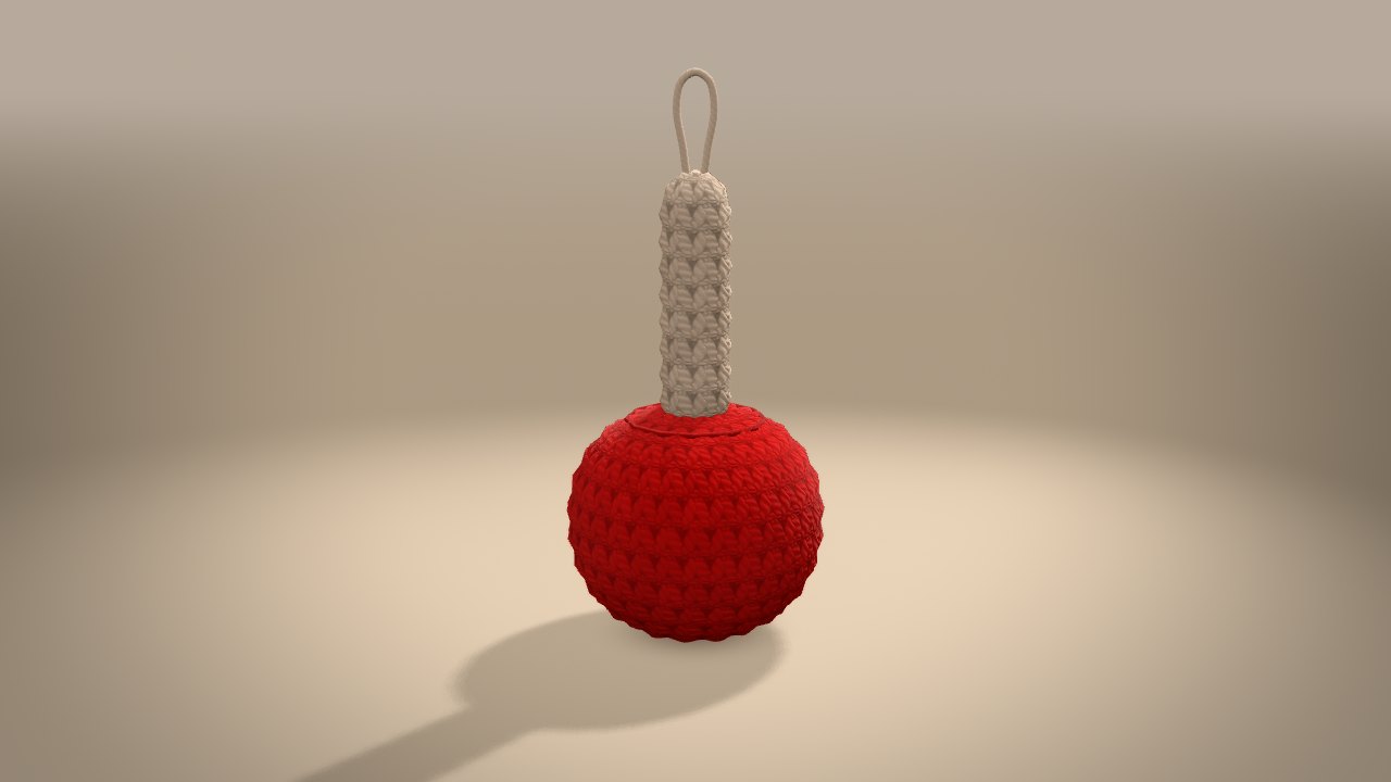 Candy Apple in 3D: from the back