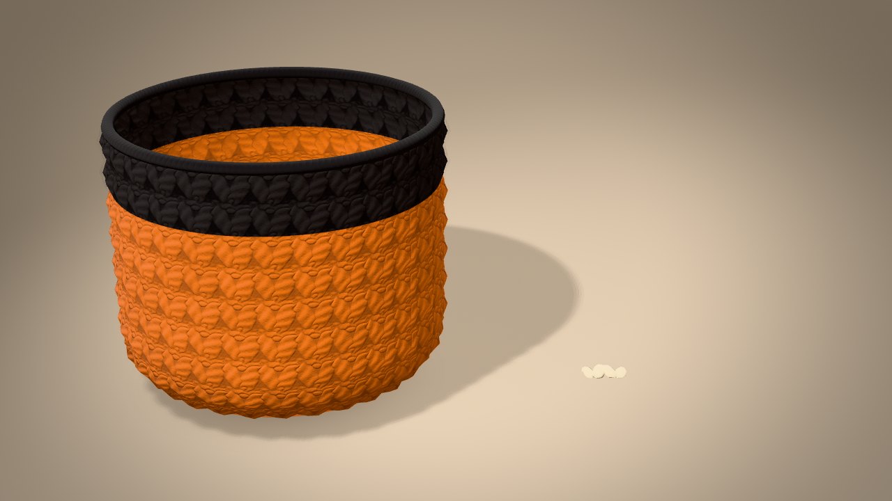 Candy Bucket in 3D: every piece