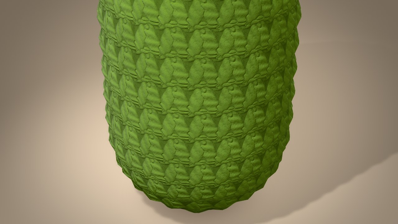 Christmas Pickle Ornament in 3D: every piece
