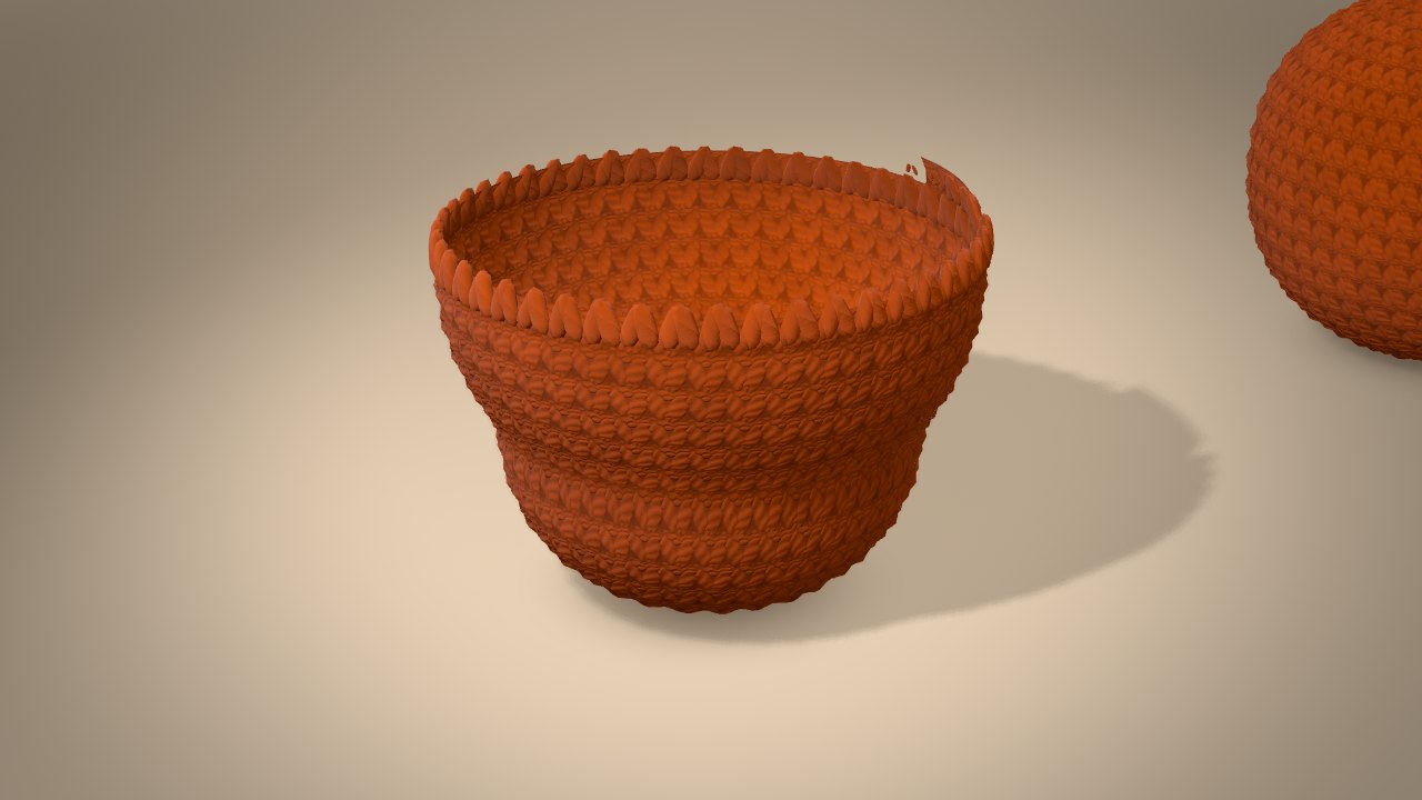Highland Cow Crochet Pattern in 3D: halfway