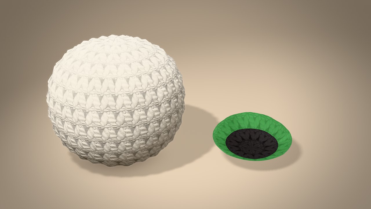 Eyeball Ornament in 3D: every piece