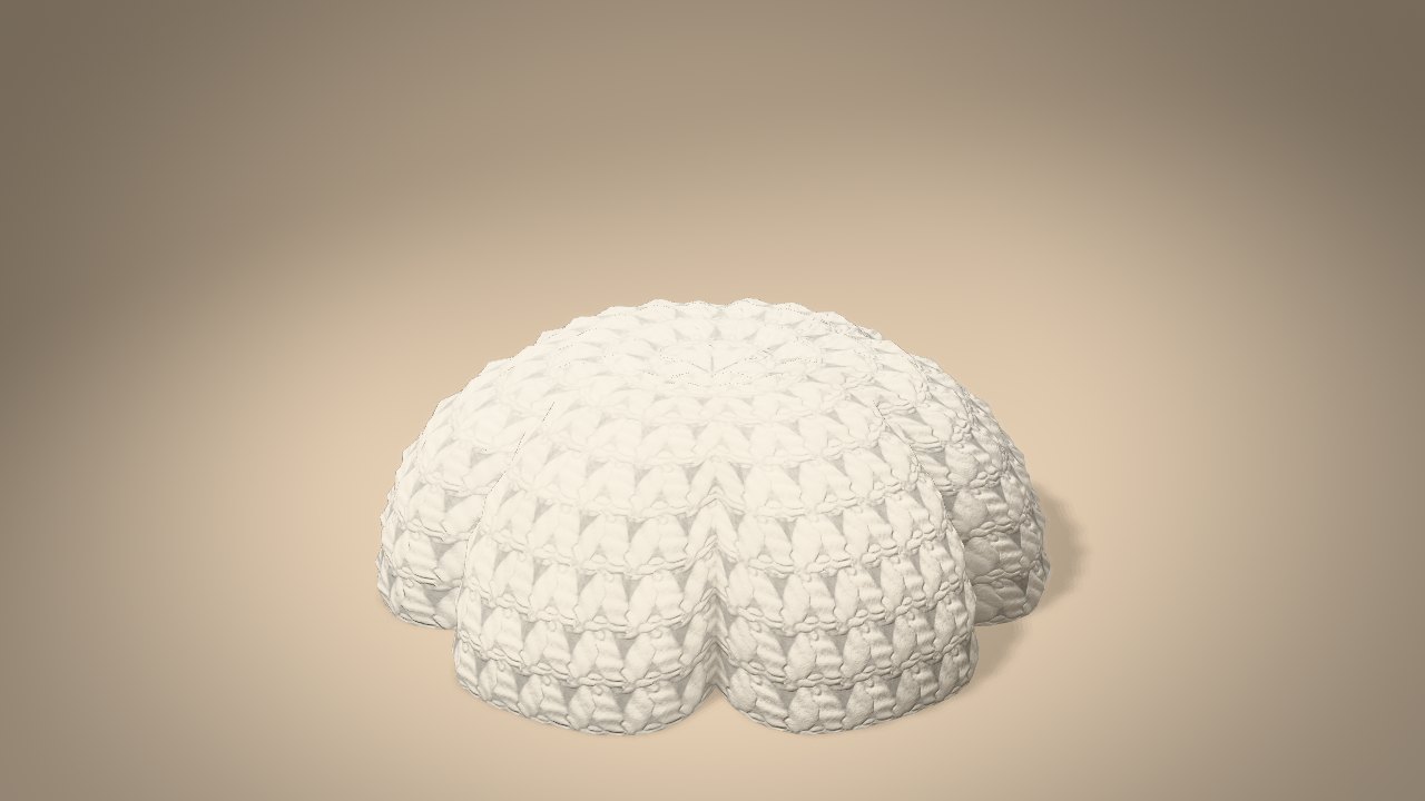 Little Ghost Pumpkin in 3D: halfway