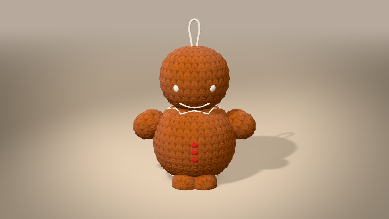 Gingerbread Man: crochet kit idea