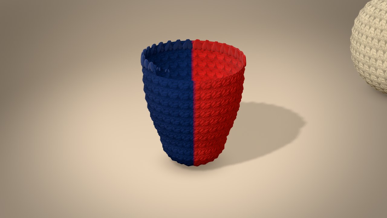 Jester Amigurumi Crochet Pattern in 3D: halfway