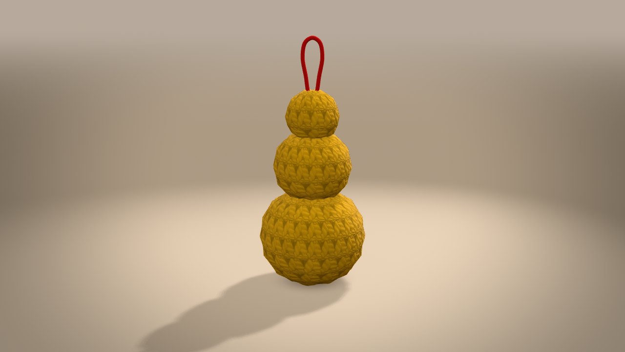 Jingle Bell Trio in 3D: from the back
