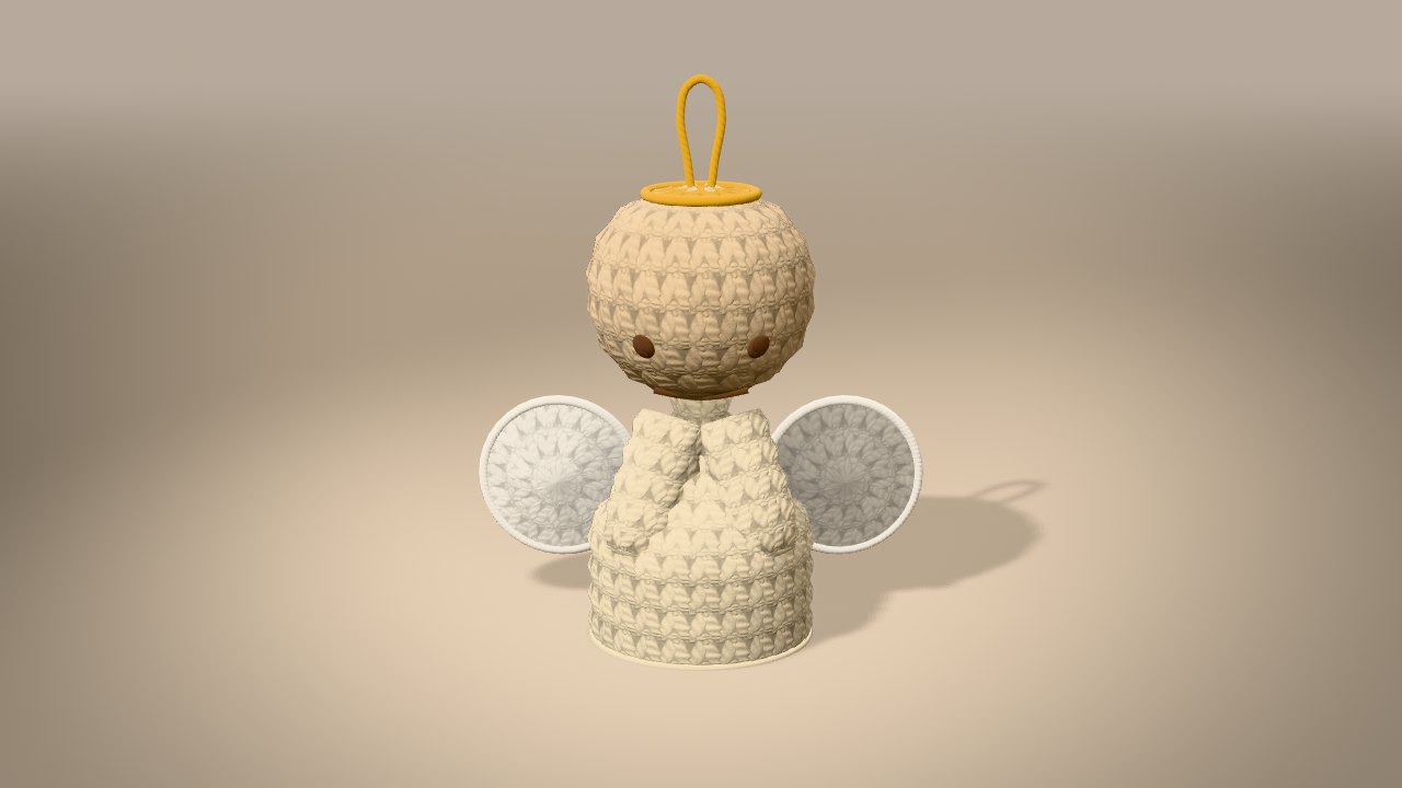 Little Angel Ornament in 3D