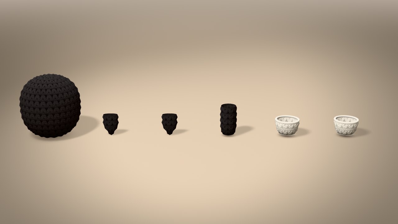 Little Black Cat in 3D: every piece