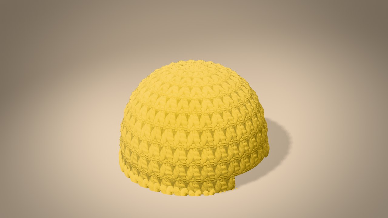 Little Christmas Chick in 3D: halfway